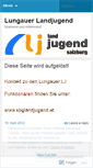 Mobile Screenshot of lungauerlandjugend.wordpress.com