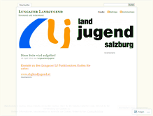 Tablet Screenshot of lungauerlandjugend.wordpress.com