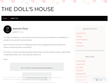 Tablet Screenshot of dollysdaily.wordpress.com