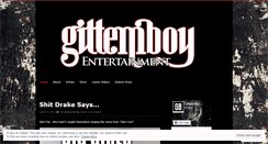 Desktop Screenshot of gittemboy.wordpress.com