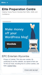 Mobile Screenshot of elitepreparationcentre.wordpress.com