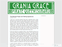 Tablet Screenshot of graniagrace.wordpress.com