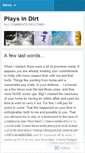 Mobile Screenshot of playsindirt1.wordpress.com