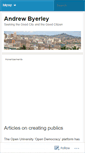 Mobile Screenshot of andrewbyerley.wordpress.com