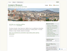 Tablet Screenshot of andrewbyerley.wordpress.com