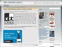 Tablet Screenshot of ekowinarto.wordpress.com
