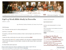 Tablet Screenshot of eating4god.wordpress.com