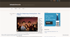 Desktop Screenshot of letwatchmovie.wordpress.com