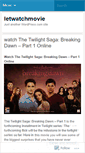 Mobile Screenshot of letwatchmovie.wordpress.com