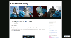 Desktop Screenshot of cookiemonstersdiary.wordpress.com