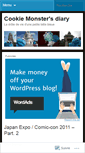 Mobile Screenshot of cookiemonstersdiary.wordpress.com