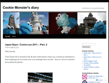 Tablet Screenshot of cookiemonstersdiary.wordpress.com