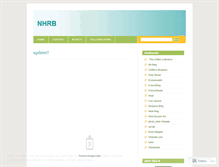 Tablet Screenshot of nhrb.wordpress.com