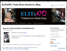 Tablet Screenshot of elitexpo.wordpress.com