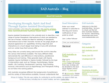 Tablet Screenshot of eadaustralia.wordpress.com