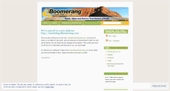 Desktop Screenshot of iboomerang.wordpress.com