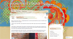 Desktop Screenshot of abeachbumslife.wordpress.com