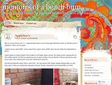 Tablet Screenshot of abeachbumslife.wordpress.com