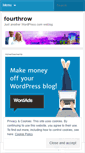 Mobile Screenshot of fourthrow.wordpress.com