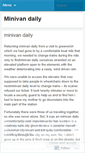 Mobile Screenshot of minivandaily.wordpress.com