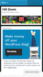 Mobile Screenshot of onehundreddown.wordpress.com
