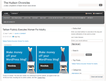 Tablet Screenshot of hudsonchronicles.wordpress.com