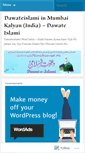 Mobile Screenshot of dawateislamikalyanmumbai.wordpress.com