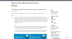 Desktop Screenshot of clubcnrs93.wordpress.com
