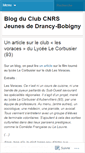 Mobile Screenshot of clubcnrs93.wordpress.com