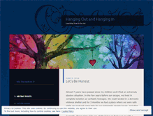 Tablet Screenshot of hangingoutandin.wordpress.com