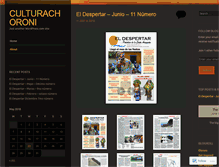 Tablet Screenshot of culturachoroni.wordpress.com