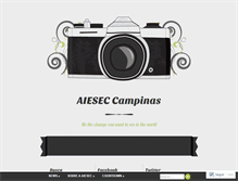 Tablet Screenshot of aiesecampinas.wordpress.com