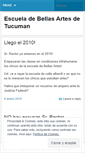 Mobile Screenshot of escuelaartestucuman.wordpress.com