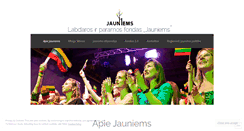 Desktop Screenshot of jauniems.wordpress.com