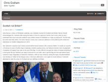 Tablet Screenshot of chrisgraham76.wordpress.com