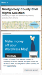 Mobile Screenshot of mococivilrights.wordpress.com