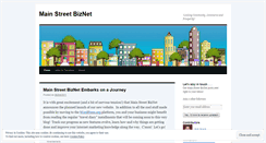 Desktop Screenshot of mainstreetbiznet.wordpress.com