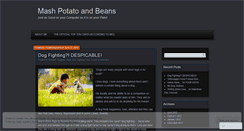 Desktop Screenshot of mashpotatoandbeans.wordpress.com