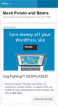 Mobile Screenshot of mashpotatoandbeans.wordpress.com