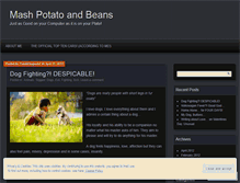 Tablet Screenshot of mashpotatoandbeans.wordpress.com