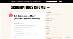 Desktop Screenshot of crumbscrumbs.wordpress.com