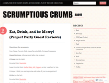 Tablet Screenshot of crumbscrumbs.wordpress.com