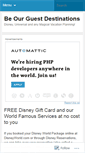 Mobile Screenshot of beourguestdest.wordpress.com