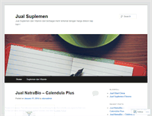 Tablet Screenshot of jualsuplemen.wordpress.com