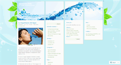 Desktop Screenshot of aguainmaculada.wordpress.com