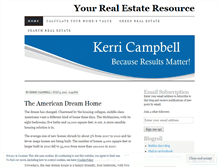 Tablet Screenshot of kerricampbell.wordpress.com