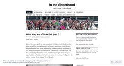 Desktop Screenshot of inthesisterhood.wordpress.com