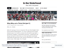 Tablet Screenshot of inthesisterhood.wordpress.com