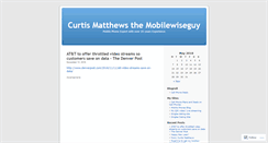 Desktop Screenshot of curtismatthews.wordpress.com