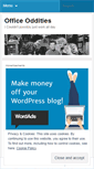 Mobile Screenshot of officeoddities.wordpress.com